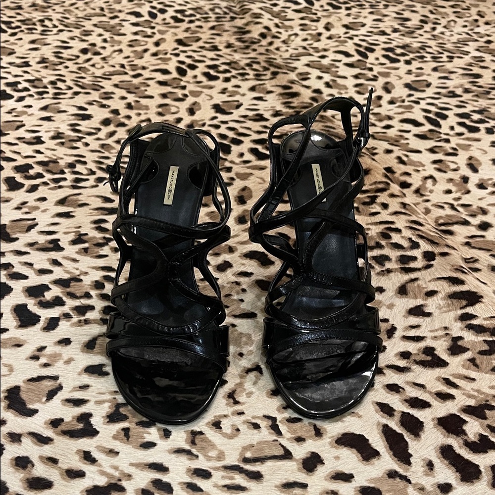 Max Studio Black Patent Heels